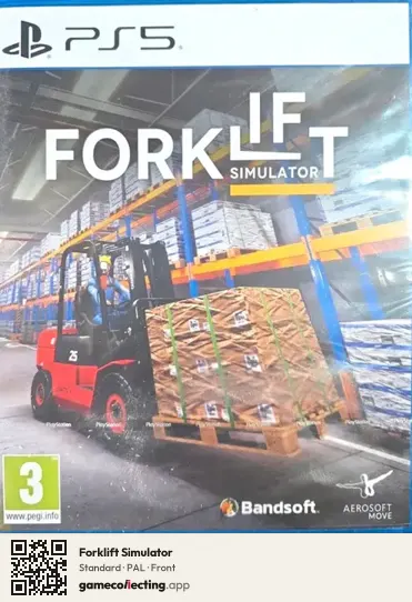 Forklift Simulator PlayStation 5, PAL box front
