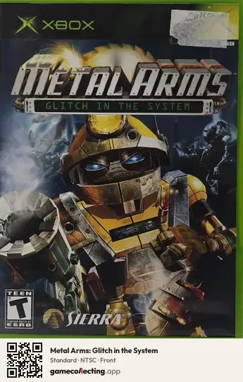 Metal Arms: Glitch in the System Xbox, NTSC box front