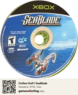 Outlaw Golf / SeaBlade Xbox, NTSC disc