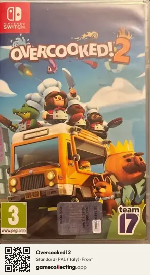 Overcooked! 2 Nintendo Switch, Italy box front