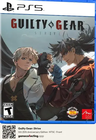Guilty Gear: Strive PlayStation 5, NTSC box front