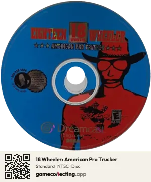 18 Wheeler: American Pro Trucker Sega Dreamcast, NTSC disc