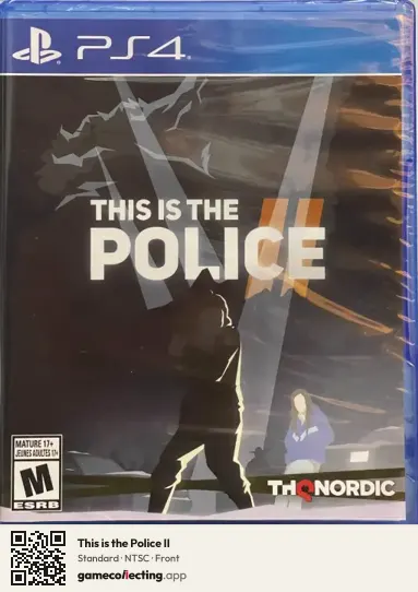 This is the Police II PlayStation 4, NTSC box front