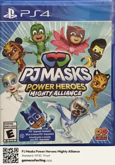 PJ Masks Power Heroes: Mighty Alliance PlayStation 4, NTSC box front