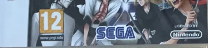 Bleach: The 3rd Phantom, the PEGI square on its front