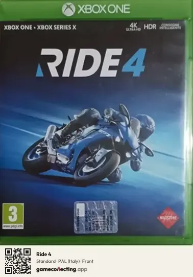 Ride 4 Xbox One, Italy box front