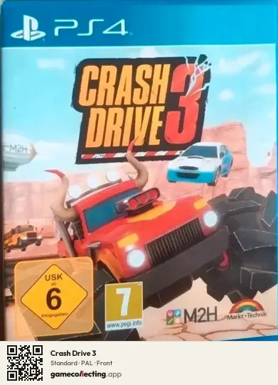 Crash Drive 3 PlayStation 4, PAL box front