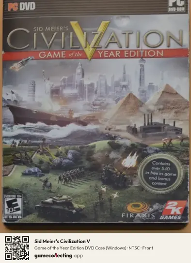 Sid Meier's Civilization V Computer, NTSC box front