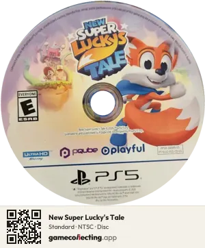 New Super Lucky's Tale PlayStation 5, NTSC disc