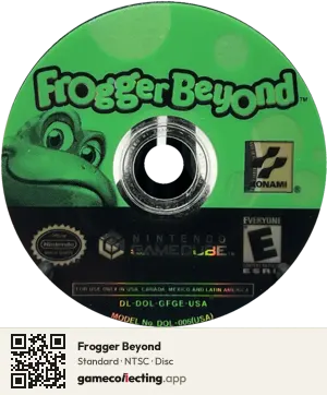 Frogger Beyond Nintendo GameCube, NTSC disc