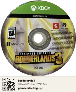 Borderlands 3 Xbox Series X, NTSC disc
