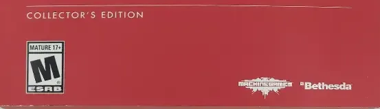 Wolfenstein II: The New Colossus, the ESRB box on its front