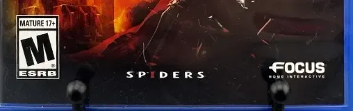 Bound by Flame, the ESRB box on its front