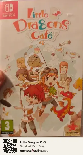 Little Dragons Café Nintendo Switch, PAL box front