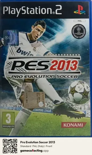Pro Evolution Soccer 2013 PlayStation 2, Italy box front