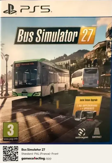 Bus Simulator 27 PlayStation 5, France box front