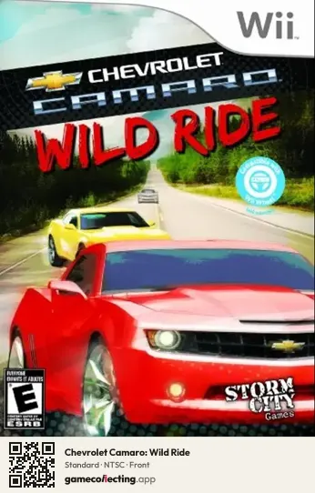 Chevrolet Camaro: Wild Ride Nintendo Wii, NTSC box front