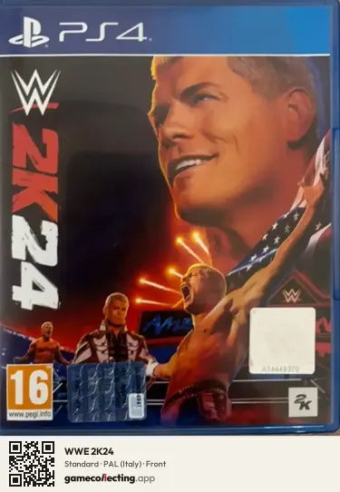 WWE 2K24 PlayStation 4, Italy box front