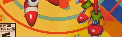 Sonic Mania, the ESRB box on its front