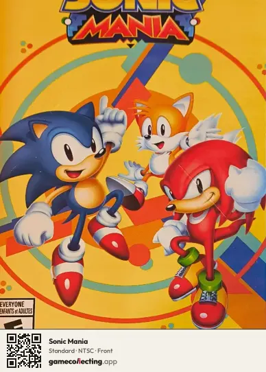 Sonic Mania Nintendo Switch, NTSC box front