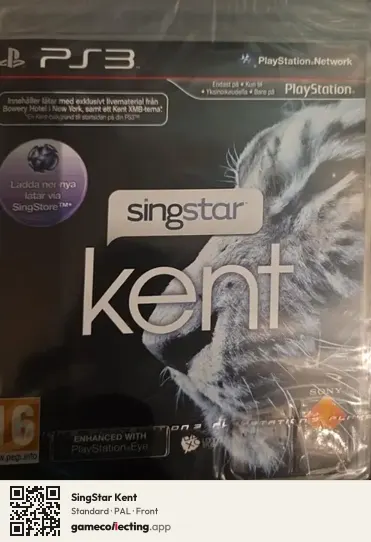 SingStar Kent PlayStation 3, PAL box front