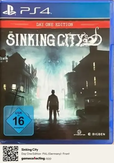 Sinking City PlayStation 4, Germany box front