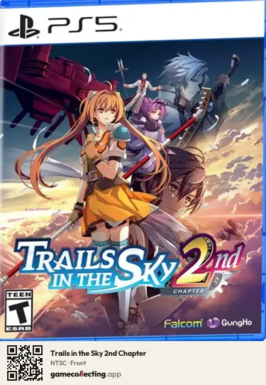 Trails in the Sky 2nd Chapter PlayStation 5, NTSC box front