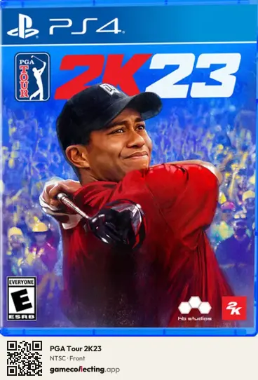 PGA Tour 2K23 PlayStation 4, NTSC box front