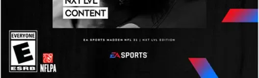 Madden NFL 21, the ESRB box on its front
