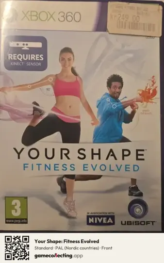 Your Shape: Fitness Evolved Xbox 360, Nordic countries box front