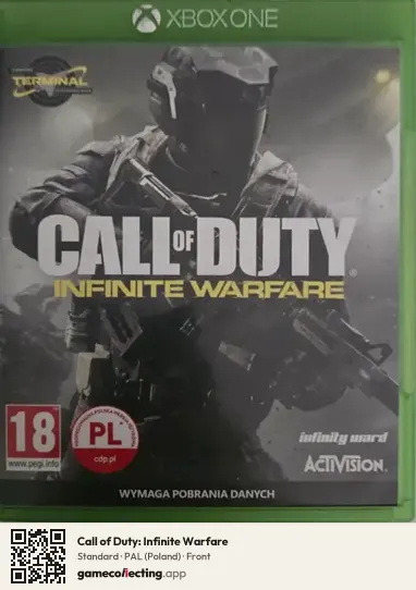 Call of Duty: Infinite Warfare Xbox One, Poland box front