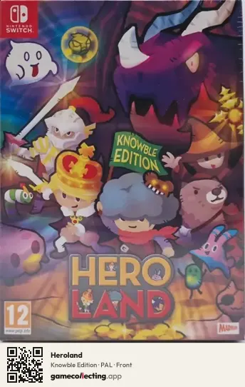 Heroland Nintendo Switch, PAL box front