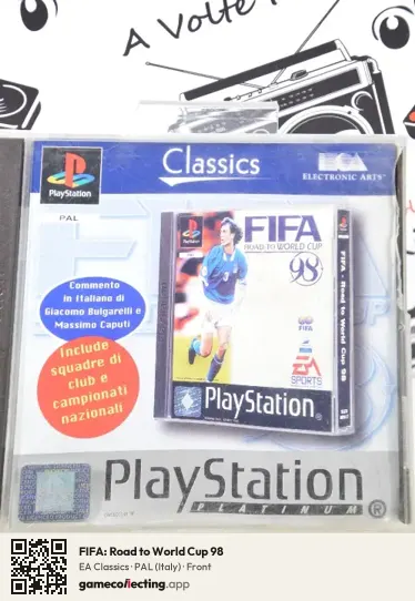 FIFA: Road to World Cup 98 PlayStation, Italy box front