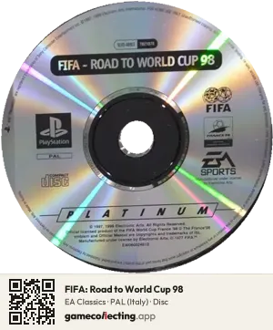 FIFA: Road to World Cup 98 PlayStation, PAL disc
