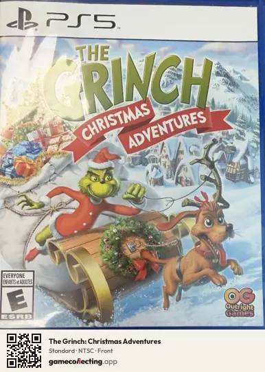 The Grinch: Christmas Adventures PlayStation 5, NTSC box front