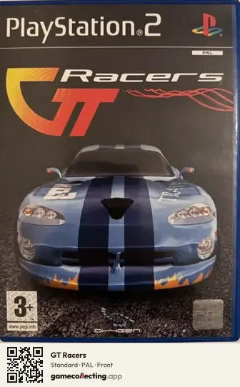 GT Racers PlayStation 2, PAL box front