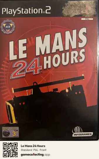 Le Mans 24 Hours PlayStation 2, PAL box front