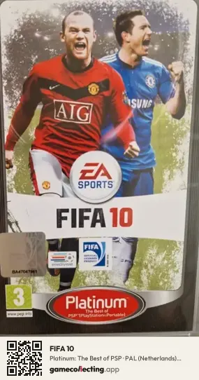 FIFA 10 PlayStation Portable, Netherlands box front
