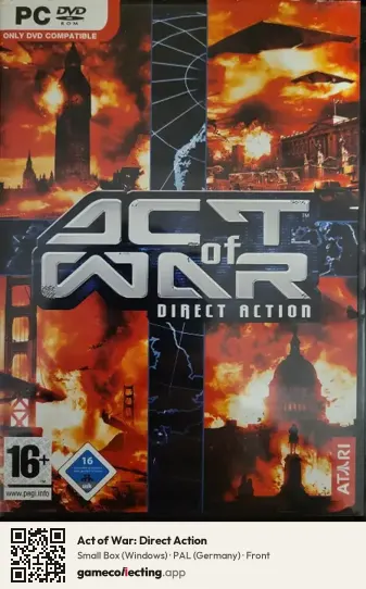 Act of War: Direct Action Computer, Germany box front