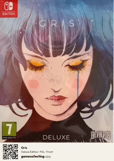 Gris Nintendo Switch, PAL box front