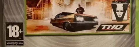 Saints Row 2, the PEGI square on its front