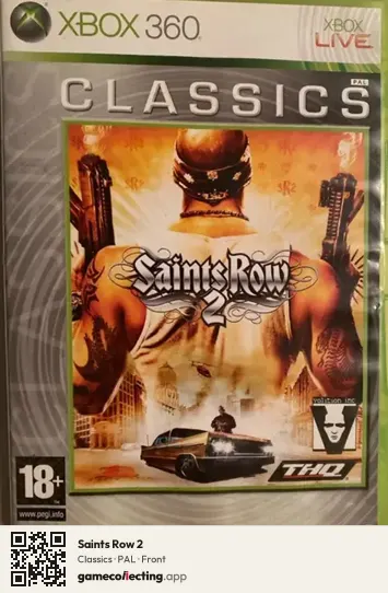 Saints Row 2 Xbox 360, PAL box front