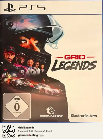 Grid Legends PlayStation 5, Germany box front