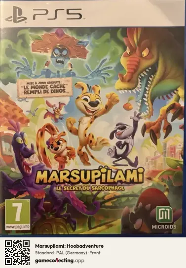 Marsupilami: Hoobadventure PlayStation 5, Germany box front