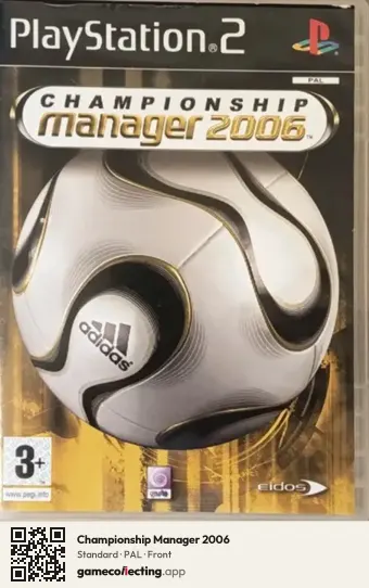 Championship Manager 2006 PlayStation 2, PAL box front