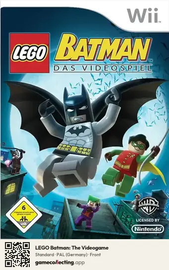 LEGO Batman: The Videogame Nintendo Wii, Germany box front