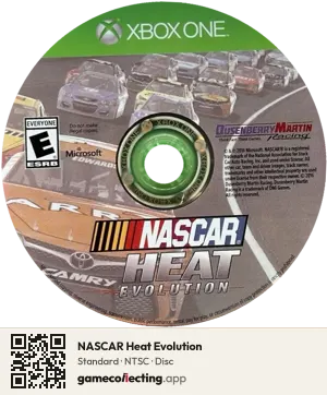 NASCAR Heat Evolution Xbox One, NTSC disc