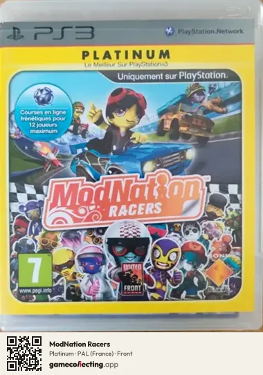 ModNation Racers PlayStation 3, France box front
