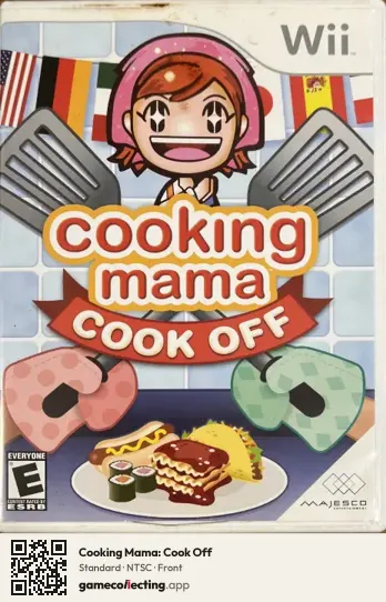 Cooking Mama: Cook Off Nintendo Wii, NTSC box front
