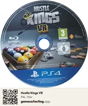 Hustle Kings VR PlayStation 4, PAL disc